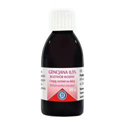 Gencjana 0,5% roztwór wodny 20g HASCO