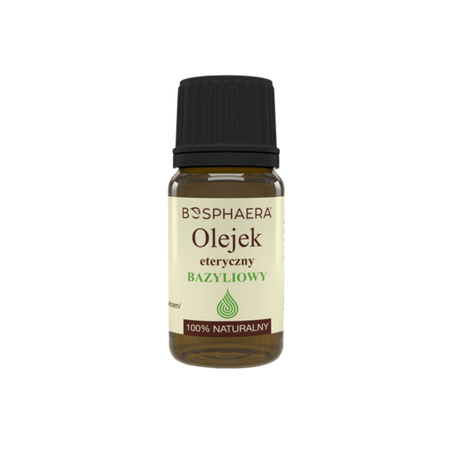 Bosphaera Olejek eteryczny bazyliowy – aromaterapia i pielęgnacja skóry i włosów 10 ml