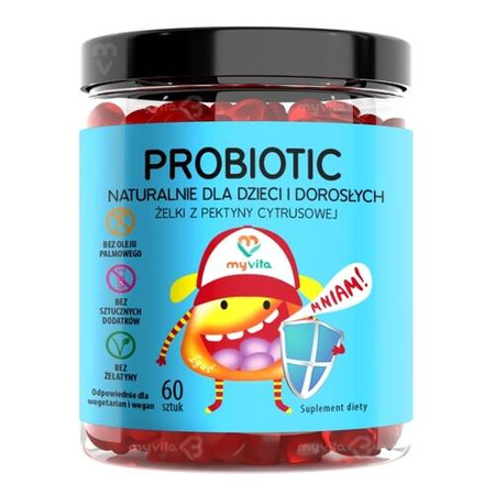 MyVita Probiotic naturalne żelki 60 sztuk