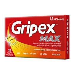 Gripex Max 20 tabletek
