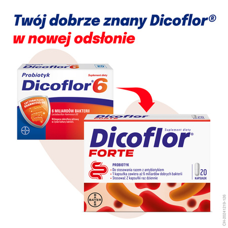 Dicoflor Forte 20 kapsułek