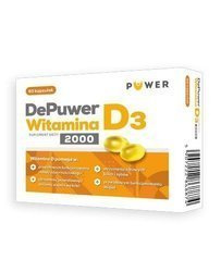 DePuwer Witamina D3 2000 x 60 kaps.