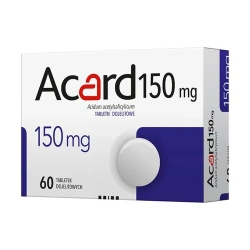 Acard 150 mg 60 tabletek