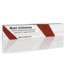 Maść ichtiolowa 10% 20 g– na wyprysk, czyraczność i trądzik