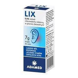 Lix krople do uszu 7g
