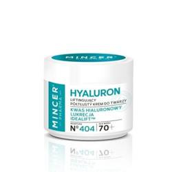 Mincer Pharma Hyaluron No. 404 Liftingujący półtłusty krem do twarzy 70 + 50ml