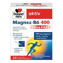 Doppelherz Aktiv MgB6 UltraFAST 20 saszetek