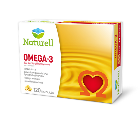 NATURELL Omega-3 500mg x 120 kaps. 