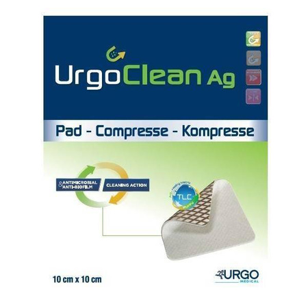 UrgoClean Ag opatrunek 10 cm x 10 cm 1 sztuka