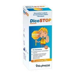 Dicostop 10 saszetek na biegunkę u dzieci