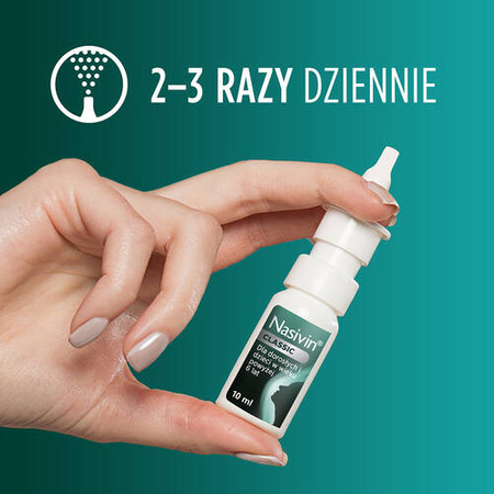 Nasivin Classic 0,05% aerozol 10 ml