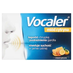 Vocaler miód-cytryna 12 pastylek