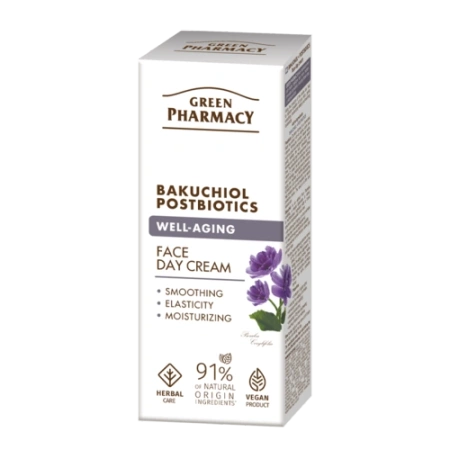 Green Pharmacy Bakuchiol + Postbiotyki krem do twarzy na dzień 50 ml