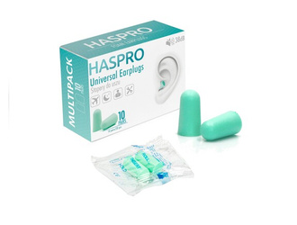 Stopery do uszu jednorazowe Multi10 miętowe 10 par HASPRO