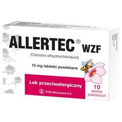 Allertec WZF 10 mg x 10 tabletek