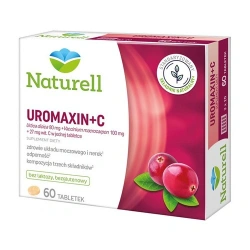 Naturell Uromaxin + C 60 tabletek – wspomaga funkcjonowanie dróg moczowych