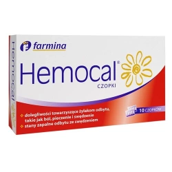 Hemocal czopki doodbytowe 10 sztuk