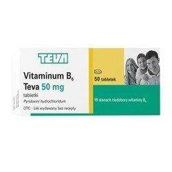 Vit. B 6 50mg x 50 tabl. TEVA