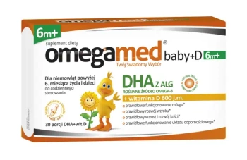 Omegamed Baby+D 6m+ x 30 kapsułek twist-off