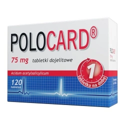 Polocard 75 mg 120 tabletek