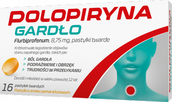 Polopiryna Gardło x 16 pastylek
