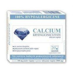 Calcium Krystalicznie Czyste 20 saszetek – wapń w saszetkach Uniphar