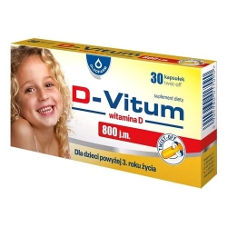 D-Vitum 800 j.m. 30 kapsułek twist-off