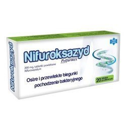 Nifuroksazyd Polfarmex 200 mg 20 tabletek