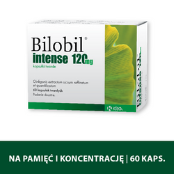 Bilobil Intense 120 mg 60 kapsułek