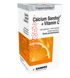 Calcium Sandoz Orange x 10 tabl.mus.
