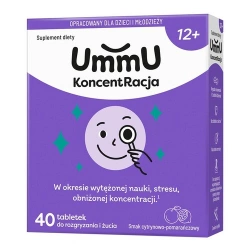 UmmU Koncentracja 12+  40 tabletek