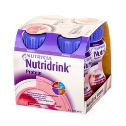 Nutridrink Protein truskawkowy 4x125 ml