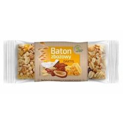 Owoce Ogrodów Baton zbożowy 38 g – źródło błonnika pokarmowego