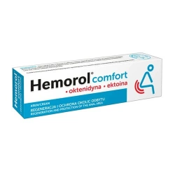 Hemorol Comfort krem 35 g – łagodzący krem do okolic odbytu na hemoroidy