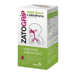 Zatogrip mini 6 m+ z laktoferyną 30 ml – wspomaganie układu odpornościowego