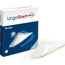 UrgoStart Plus Border opatrunek 1 szt. 12x12 cm - do ran przewlekłych i ostrych