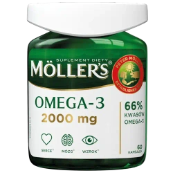 Moller’s Omega-3 2000 mg – 60 kapsułek