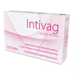 Intivag globulki dopochwowe 10 sztuk – regulacja pH pochwy i odbudowa mikroflory