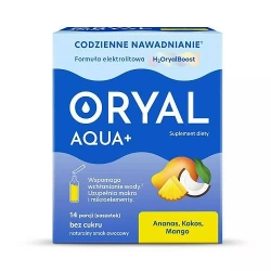 Oryal Aqua+ ananas, kokos, mango 14 saszetek