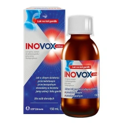 Inovox Ultra 150 ml – płyn do płukania jamy ustnej i gardła łagodzący ból i stan zapalny