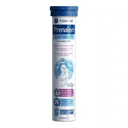 Prenalen Elektrolity 20 tabletek musujących - wspiera równowagę elektrolitową i układ nerwowy u kobiet w ciąży i karmiących