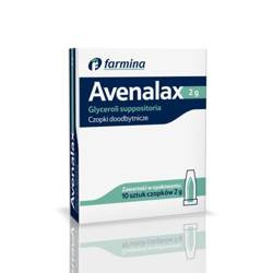 Avenalax Czopki glicerynowe 2g x 10 sztuk