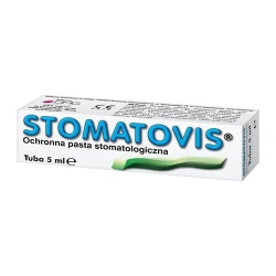 Stomatovis 5 ml - do stosowania na afty i uszkodzenia jamy ustnej