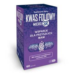 Kwas foliowy microSR 60 kapsułek