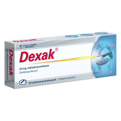 Dexak 25 mg x 30 tabl.