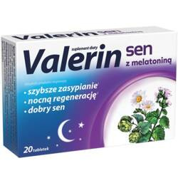 Valerin Sen z melatoniną 20 tabletek