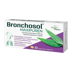 Bronchosol Maxipuren 200 mg 30 kapsułek