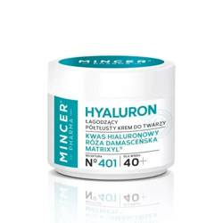 Mincer Pharma Hyaluron No. 401 Łagodzący półtłusty krem do twarzy 40+ 50ml