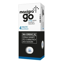 Maxigra Go 25 mg 4 tabletki