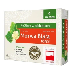 Morwa Biała Forte 30 tabletek Colfarm